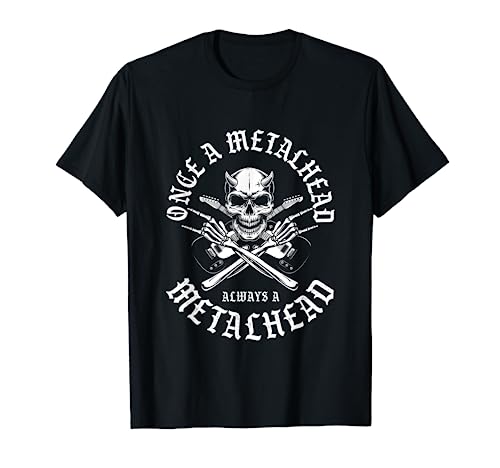 Apparel-Once A Metalhead Always A Metal Head Band T-Shirt
