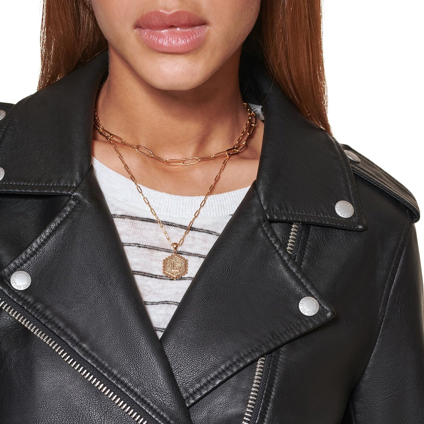Apparel-Levi's Women Faux Leather Belted Motorcycle Jacket (Standard and Plus Sizes)